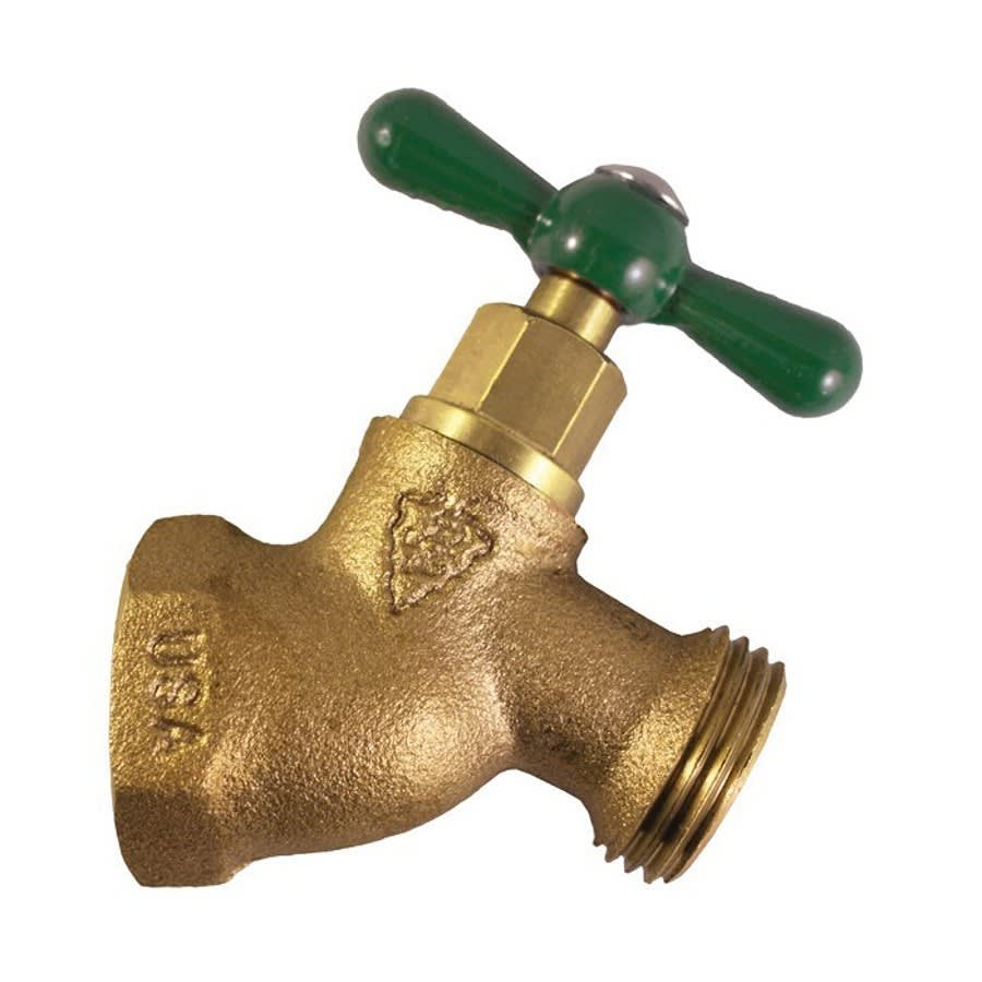 Hose Bibb, 3/4 in Inlet, FNPT, Rough Bronze