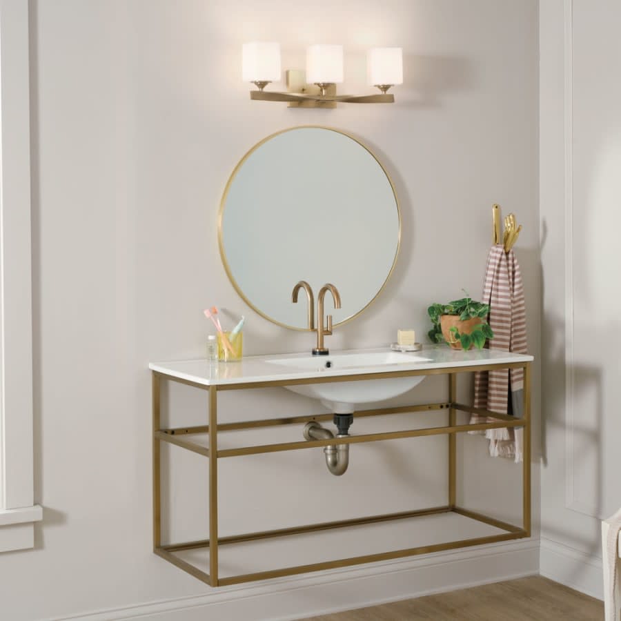 Marette 3 Light 23" Wide Bathroom Vanity Light