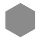 BLOCK HEXAGON ACERO MATTE 5X6