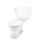 Ultra Flush® Toilet Bowl, Floor Mount, 12 in Rough, Round, White