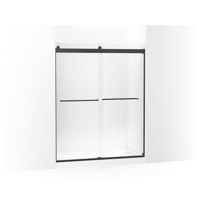 Levity 74" High x 59-5/8" Wide Bypass Frameless Shower Door with Clear Glass