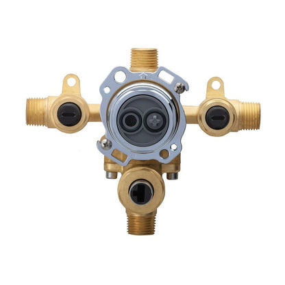 Horizontal Input Tub and Shower Valve