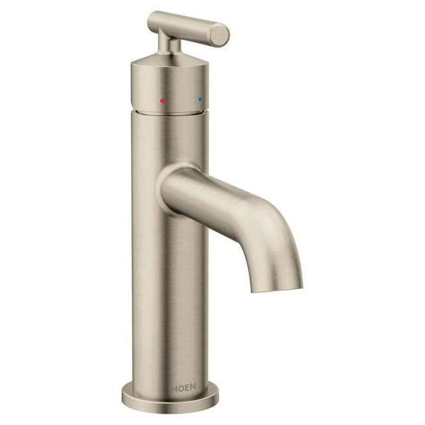 Gibson™ Single Hole or Centerset Lavatory Faucet, ADA, 1 Handle, 1 or 3-Hole, 1.2 gpm, Brushed Nickel
