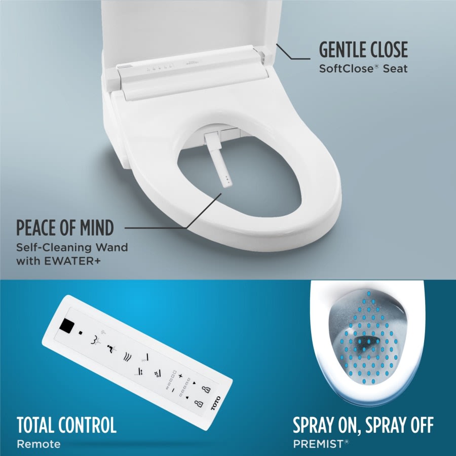 C5 Elongated Soft Close Bidet Seat