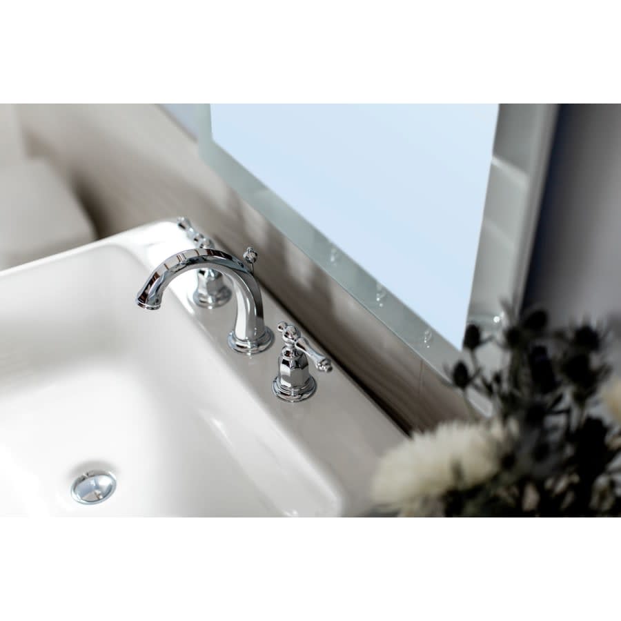 Kelston Widespread Bathroom Faucet with Ultra-Glide Valve Technology - Free Metal Pop-Up Drain Assembly with purchase