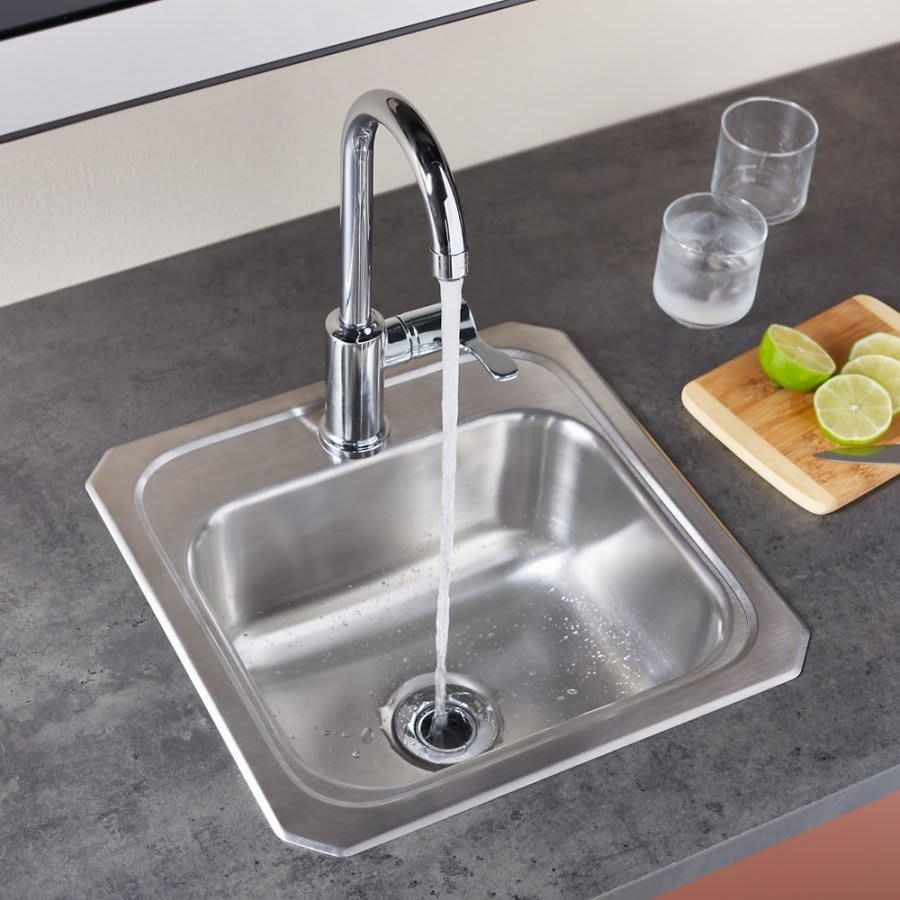 Drain Fitting 2 in, Nickel Plated Brass Body with Deep Stainless Steel Strainer Basket