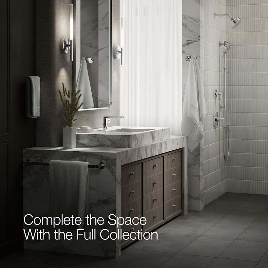 Composed 1.2 GPM Single Hole Bathroom Faucet with Pop-Up Drain Assembly