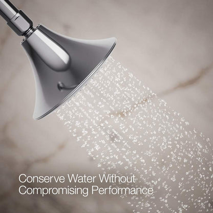 Forte 2.5 GPM Single Function Shower Head with Katalyst Air-induction Technology