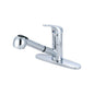 Elite Kitchen Faucet, Deck Mount, ADA, 1 Lever Handle, 1 or 3-Hole, Polished Chrome