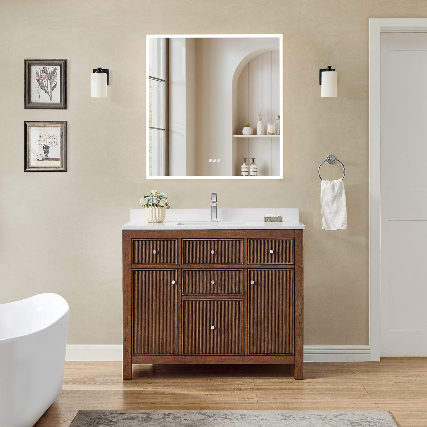 Pendry Single Bathroom Vanity - 42W x 35H x 22D