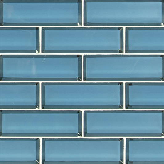 Haiku Sapphire Glass Subway Tile 2x6