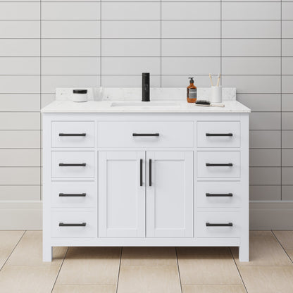 Beckett Single Bathroom Vanity - 48W x 35H x 22D
