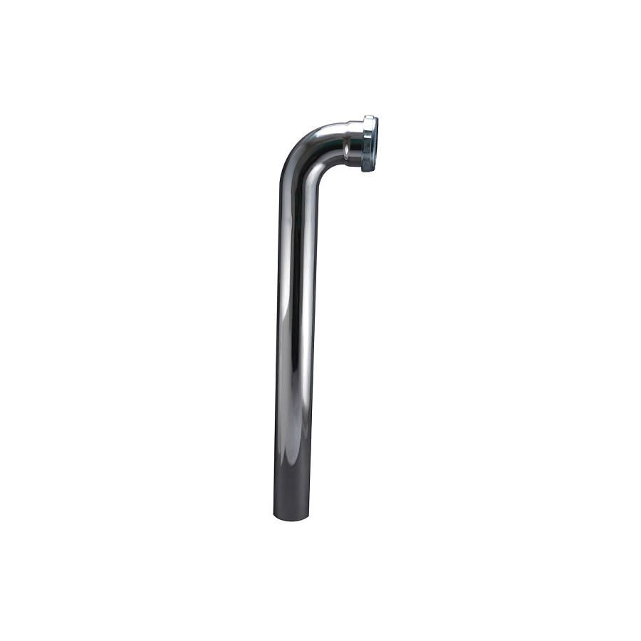Tubular Waste Arm, 1-1/2 in, Tube x Slip Joint, 17 ga, Chrome