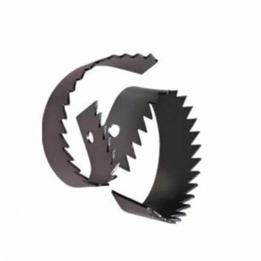 Rotary Saw Blade, 4 in, Steel, 9/16, 5/8 and 3/4 in, Cable, Black