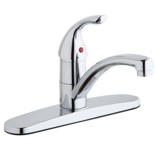 Everyday Kitchen Faucet, Deck Mount, ADA, 1 Lever Handle, 3-Hole, Polished Chrome