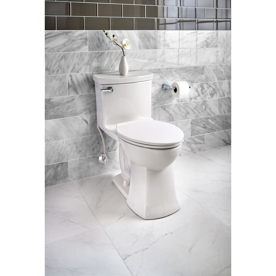 Townsend 1.28 GPF One-Piece Elongated Comfort Height Toilet with Left Hand Tank Lever and Seat Included