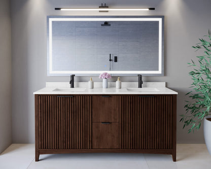 Palmilla Double Bathroom Vanity - 72W x 35H x 22D