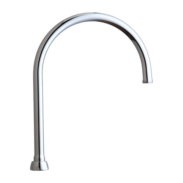 Rigid/Swing Gooseneck Spout, Polished Chrome