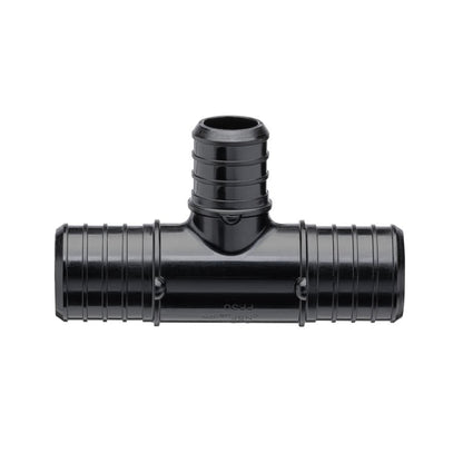 QickSert CR® Tee, 1 x 3/4 in, Crimp PEX, Poly