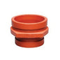 Reducer, 12 x 10 in, Groove, Ductile Iron, Enamel Painted