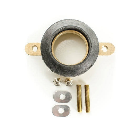 Urinal Outlet Spud, 2 in, IPS, For Use With American Standard Toilets, 4 in, Bolt Hole Center, Brass