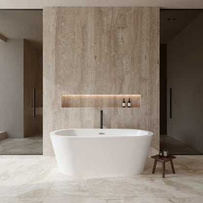 Mermaid Freestanding Bathtub - 67W x 23H x 31.25D