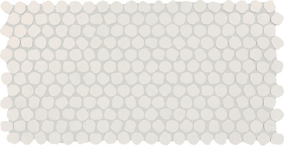 Keystones Arctic White Hexagon 1X1 Matte