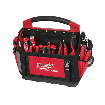 PACKOUT™ General Purpose Open Tool Tote, 1680D Ballistic, Black/Red