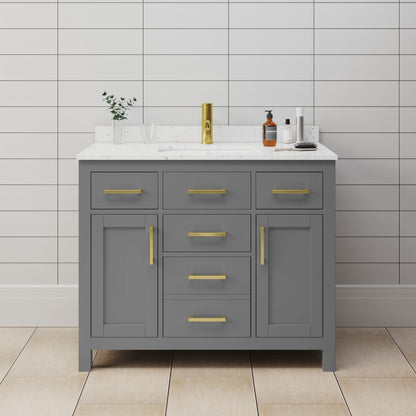 Beckett Single Bathroom Vanity - 42W x 35H x 22D