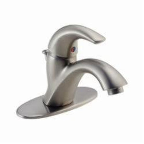 Classic Single Hole or Centerset Lavatory Faucet, ADA, 1 Handle, 1 or 3-Hole, 1.2 gpm, Stainless