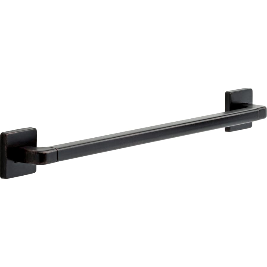 24" Grab Bar with Concealed Mounting, Angular Modern Design