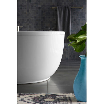 Sunstruck 60" Soaking Bathtub for Freestanding Installations with Center Drain