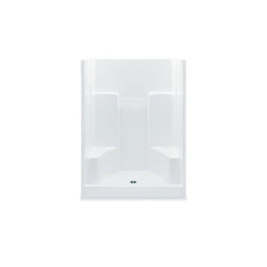 Everyday 1-Piece Wall Shower, 60 in L x 35 in W x 72 in H, AcrylX™ Acrylic, Gel-Coated/White