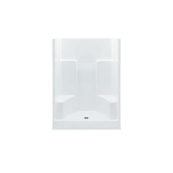 Everyday 1-Piece Wall Shower, 60 in L x 35 in W x 72 in H, AcrylX™ Acrylic, Gel-Coated/White
