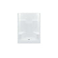 Everyday 1-Piece Wall Shower, 60 in L x 35 in W x 72 in H, AcrylX™ Acrylic, Gel-Coated/White