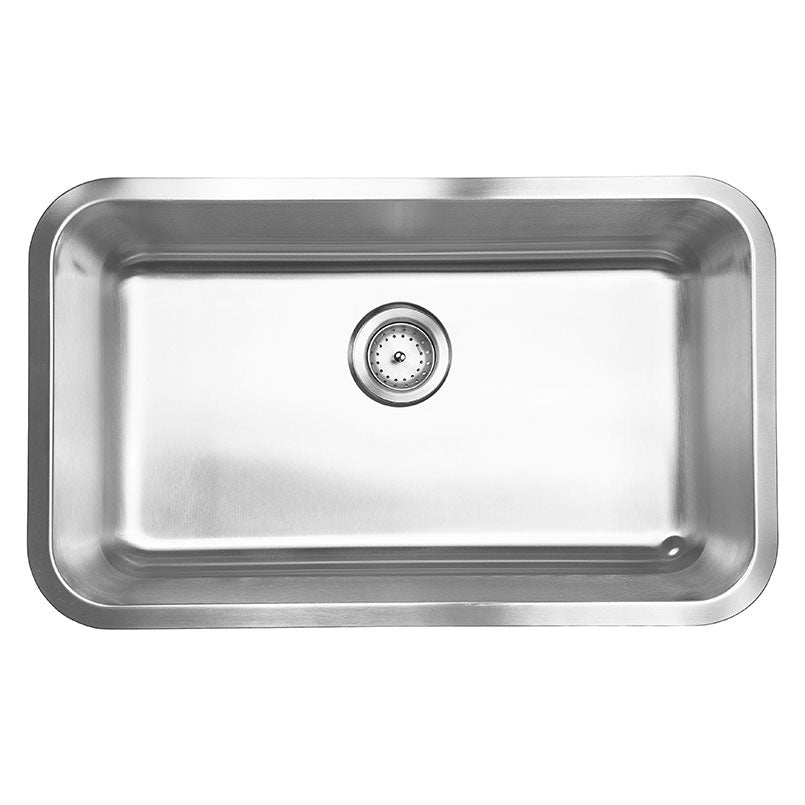 Single Bowl 30" x 18" x 8" Stainless Steel Undermount Kitchen Sink