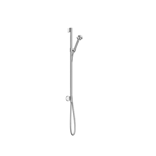 Axor One 2.5 GPM Single Function Hand Shower Package with Slide Bar, Hose, and Integrated Wall Supply - Engineered in Germany, Limited Lifetime Warranty