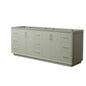 Strada Double Bathroom Vanity - 83.25W x 34.25H x 21.75D