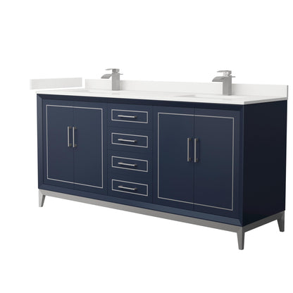 Marlena Double Bathroom Vanity - 72W x 35.25H x 22D