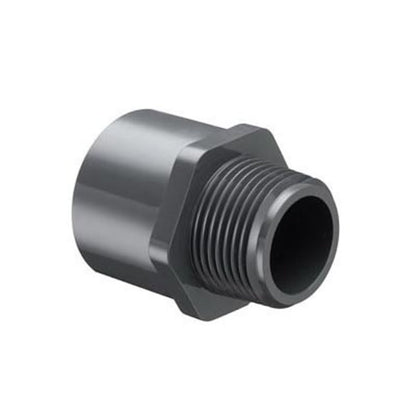Male Adapter, 6 in, Socket x MNPT, SCH 80/XH, PVC
