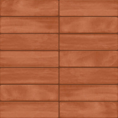 Artcrafted Cotto Rectangle, Handcrafted 3X12 Glossy