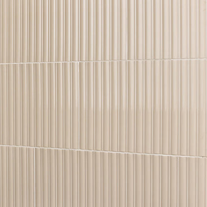 Luminique Dune Rectangle, Fluted 12X24 Glossy