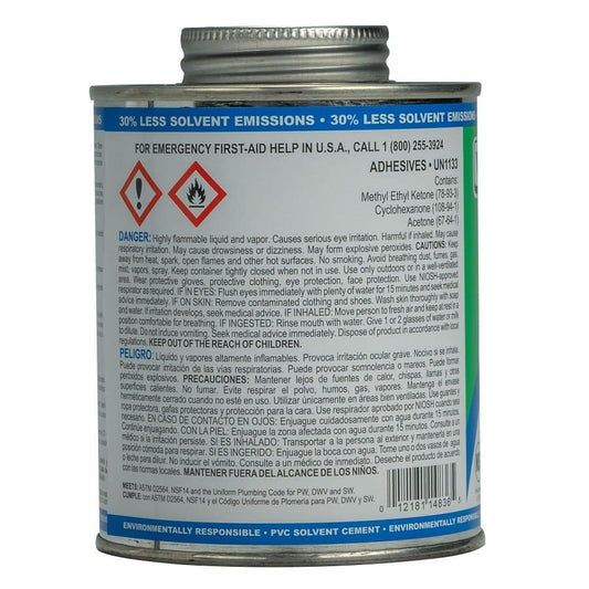 711™ Heavy Body Cement, 1 pt, Gray, For PVC
