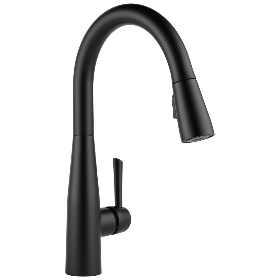 Essa® Kitchen Faucet, Deck Mount, ADA, 1 Lever Handle, 1-Hole, Matte Black