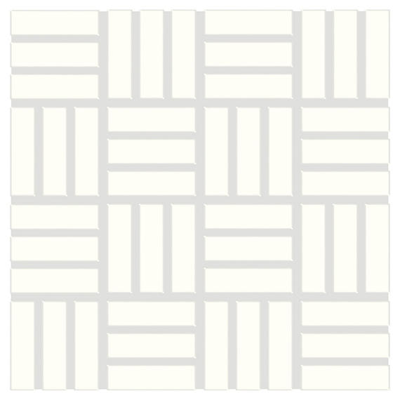 Mystone Moon White Straight Joint 12X12 Matte