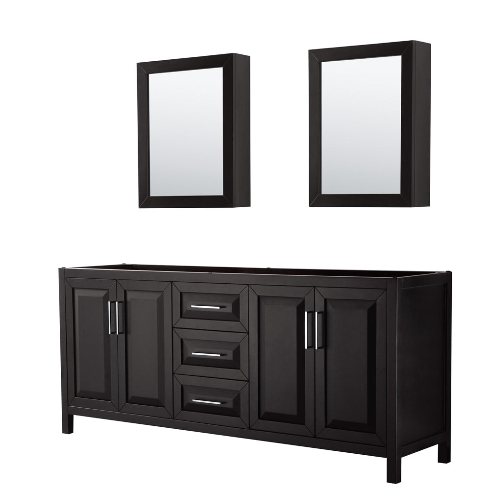 Daria Double Bathroom Vanity - 78.75W x 35H x 21.5D