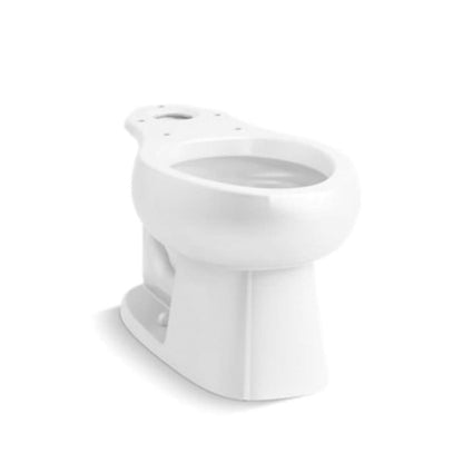 Windham™ Toilet Bowl, Floor Mount, 12 in Rough, Elongated, White