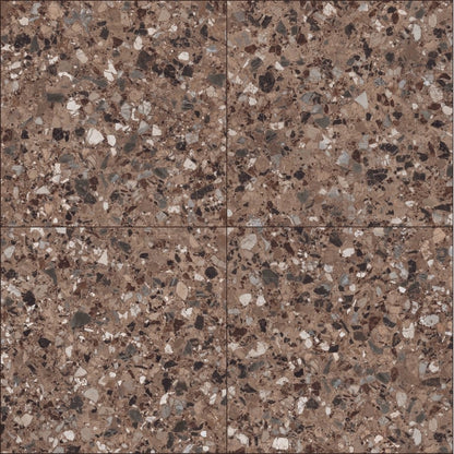 MILZETTI PEBBLE COCOA PL 24X24