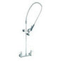 Kitchen Faucet, Wall Mount, 2 Lever Handle, 2-Hole, Polished Chrome