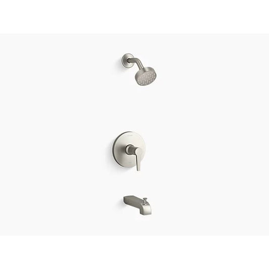 Pitch® Rite-Temp® Pressure Balanced Tub & Shower Trim, Vibrant Brushed Nickel